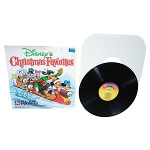 1979 Disneyland Records Disney's Christmas Favorites Sing-A-Long 2506 Vinyl LP